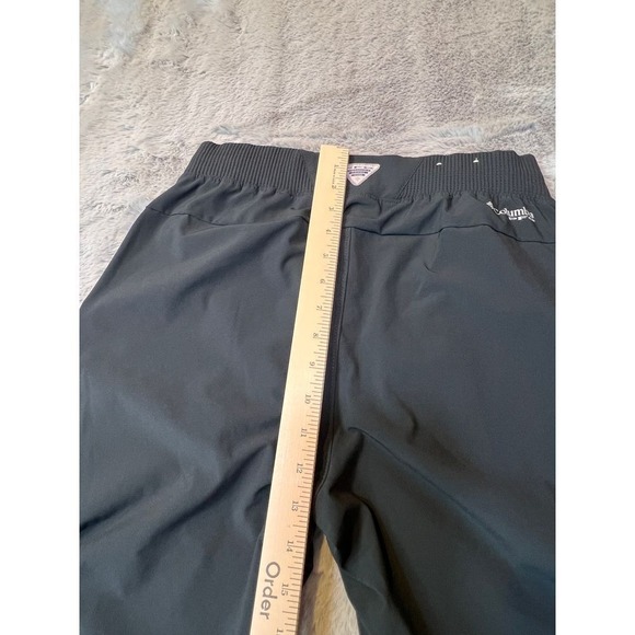 Columbia Black Capri Athletic Pants Performance Stretch Quick Dry Activewear S - Picture 6 of 16